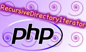 PHP Logo with  RecursiveDirectoryIterator